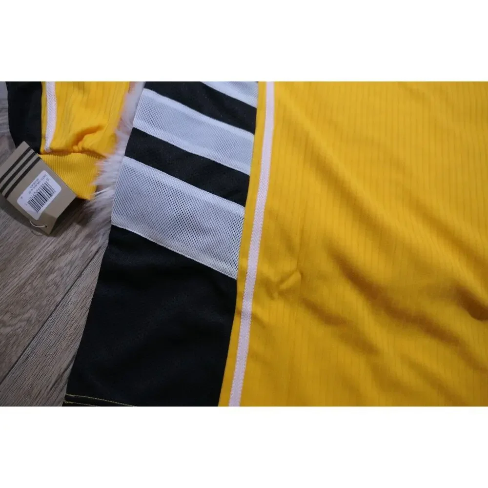 NWT Vintage 90s ADIDAS Soccer Carlsbad Goalkeeper Jersey Gold & Black Men XL